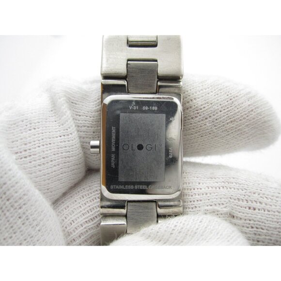 Women Ologi Quartz WR Analog 17mm Tank Watch (H875) "New Battery" - Picture 3 of 10